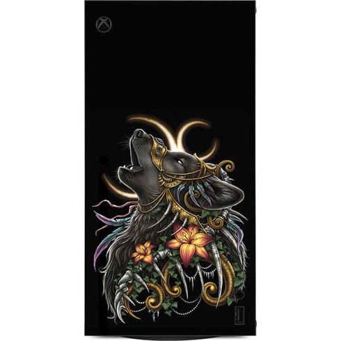 Wolf Howling by Sarah Richter XBox Series X Digital Edition Console Skin